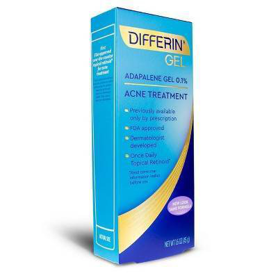 Review: Differin - Adapalene Gel 0.1% Acne Treatment | What's in my jar